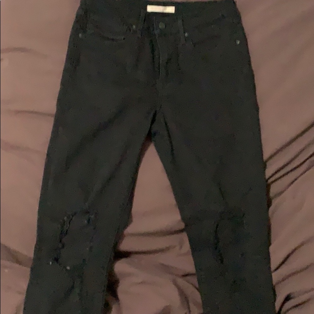 Levi’s High Rise Black Skinny Jeans